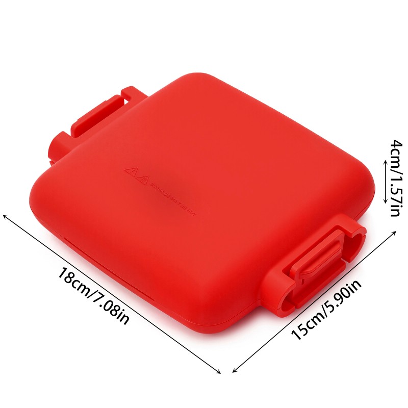Microwave toaster grill tray with lid locked showing steam control system